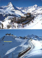 12316888 Zermatt VS Bergstation Gornergrat Mit Matterhorn Und Gornergratbahn  - Andere & Zonder Classificatie