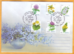 2024 Moldova Private FDC Wild Flowers, Flora, Nature - Moldavie