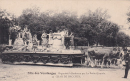 TE Nw28-(33) BORDEAUX - FETE DES VENDANGES ORGANISEE PAR  " LA PETITE GIRONDE " - CHAR DE BACCHUS - Bordeaux