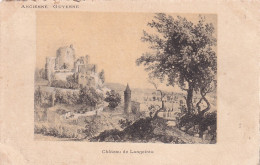 TE Nw28-(33) CHATEAU DE LANGOIRAU ( LANGOIRAN ) - GRAVURE - Other & Unclassified