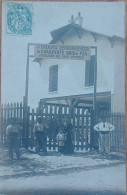 DURAND ENTREPRENEUR DE CHARPENTE BOIS ET FER RUE DU SUD CROIX DE BERNY ANTONY CARTE PHOTO   MAGASIN DEVANTURE - Antony