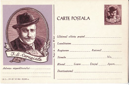 IP 61 C - 177b Ion LUCA CARAGIALE, Writer, Romania - Stationery - Unused - 1961 - Postwaardestukken