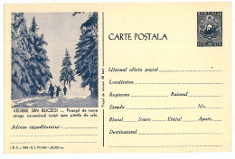 IP 61 C - 980r SKI, Bucegi Mountain, Romania - Stationery - Unused - 1961 - Postal Stationery