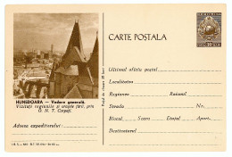 IP 61 C - 585aa HUNEDOARA, Weekly Trips, Romania - Stationery - Unused - 1961 - Interi Postali