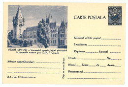 IP 61 C - 980x IASI, Weekly Tourist Excursions, Romania - Stationery - Unused - 1961 - Entiers Postaux