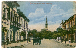 RO 38 - 2582 GIURGIU, Firetower, Street Lahovary, Romania - Old Postcard - Used - 1913 - Roumanie
