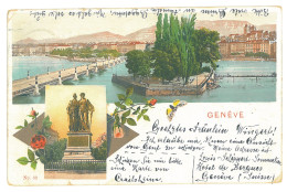 EL 06 - 17049 GENEVE, Litho, Switzerland - Old Postcard - Used - 1899 - Other & Unclassified