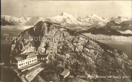 12316010 Pilatus Hotel Bellevue Mit Esel Und Titlis Nebelmeer Alpenpanorama Pila - Sonstige & Ohne Zuordnung