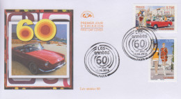 Enveloppe   FDC  1er   Jour    FRANCE    Les  Années  60      PARIS     2015 - 2010-2019