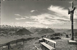 12315993 Rigi Kaltbad Rigi Staffelhoehe Kreuz Ausblick Auf Die Alpen Rigi Kaltba - Sonstige & Ohne Zuordnung