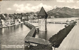 12315960 Luzern LU Kapellbruecke Wasserturm Rigi Vierwaldstaettersee Luzern - Altri & Non Classificati