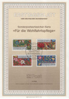 Germany Deutschland 1985-11 Fur Die Wohlfahrtspflege, Butterfly Butterflies Flower Flowers Religion, Canceled In Berlin - 1981-1990