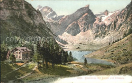 12315943 Seealpsee Gasthaus Saentis Altmann Appenzeller Alpen Seealpsee - Andere & Zonder Classificatie