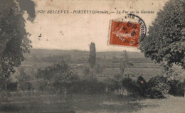 33 COLONIE-BELLEVUE-PORTETS LA VUE SUR LA GARONNE - Other & Unclassified