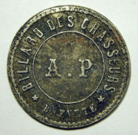 Lyon - Billard Des Chasseurs - Consommation 25 Centimes - Elie B110.2 - Notgeld