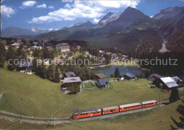 12314361 Arosa GR Seegrube Mit Untersee Und Bahn Arosa - Other & Unclassified