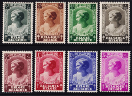 Belgica, 1937 Y&T. 458 / 465, MNH. - Ungebraucht