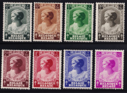 Belgica, 1937 Y&T. 458 / 465, MNH. - Ongebruikt