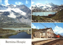 12314208 Pontresina Bernina Hospiz Bahnhof Eisenbahn Bergsee Gletscher Alpenpano - Other & Unclassified