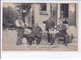 ATHIS-MONS: Restaurant De La Gare, Matelote Et Friture, Waty - Très Bon état - Athis Mons