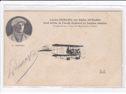 AVIATION :  Autographe De L'aviateur Lucien DEMAZEL (ISSY LES MOULINEAUX)- Très Bon état - Zeppeline