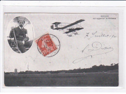 AVIATION : Autographe De L'aviateur DIDIER (Le Coudreau) - Très Bon état - Zeppeline