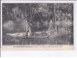 CONDE-SAINTE-LIBIAIRE: La Pêche En Marne 28 Octobre 1910 - Très Bon état - Otros & Sin Clasificación