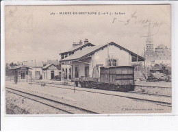 MAURE-de-BRETAGNE: La Gare - Très Bon état - Other & Unclassified