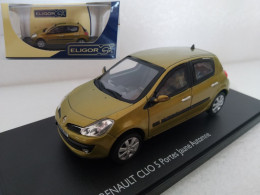 Eligor Renault Clio 3 5 Portes Echelle 1/43 En Boite Vitrine Et Surboite Carton - Eligor