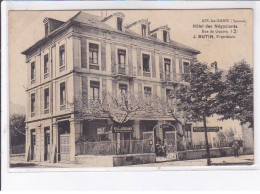 AIX-LES-BAINS: Hôtel Des Négociants, Rue De Genève, J. Butin - Très Bon état - Aix Les Bains