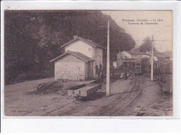 FRONSAC: La Gare, Tramway Du Libournais - Très Bon état - Other & Unclassified