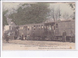 ISSOUDUN: Tramway Et Place De Vouet - Très Bon état - Issoudun