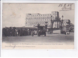 BIARRITZ: Le Roi D'angleterre Edouard VII Dans Son Automobile Limousine Va Visiter Les Environs - Très Bon état - Biarritz