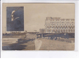 BIARRITZ: Le Roi D'angleterre Edouard VII, Vue De Plage Et Bâtiment - Très Bon état - Biarritz