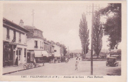 77 - VILLEPARISIS - AVENUE DE LA GARE - PLACE MATTEOTI - Villeparisis