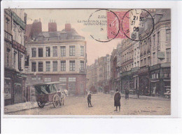 LILLE: La Grande Rue, Scène De Rue, Attelage - Très Bon état - Lille