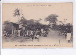 CÔTE D'IVOIRE: ABIDJEAN: Marché Indigène Sur Le Plateau Près De La Gare - Très Bon état - Côte-d'Ivoire