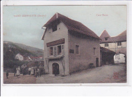 SAINT-HIPPOLYTE: Cour Basse, Café Restaurant - Très Bon état - Saint Hippolyte