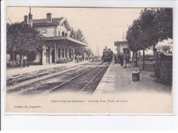 SAINT-LOUP-sur-SEMOUSE: Arrivée D'un Train En Gare - état - Saint-Loup-sur-Semouse