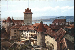 12310472 Murten Morat Mit Festungswaellen Und Schloss Murten - Sonstige & Ohne Zuordnung