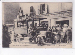 ANNONAY: La Louvesc, Société Annonéenne, Service Quotidien D'autobus - Très Bon état - Annonay