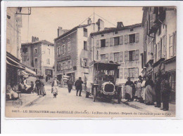 LE MONASTIER-sur-GAZEILLE: La Rue Du Pontet, Départ De L'autonbus Pour Le Puy - Très Bon état - Autres & Non Classés