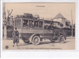 SAINT-FLOUR: Autobus Faisant Le Trajet De Saint-flour à Chaudesaigues - Très Bon état - Saint Flour