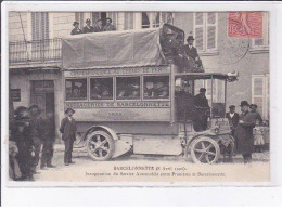 BARCELONNETTE: Inauguration Du Service Autommobile Entre Prunières Et Barcelonnette - Très Bon état - Barcelonnette