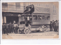 BARCELONNETTE: Inauguration Du Service Automobile 1906, Messagerie De Barcelonnette - Très Bon état - Barcelonnette