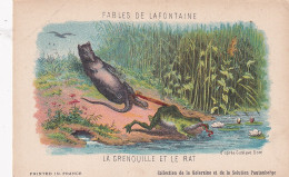 UR Nw43- LA GRENOUILLE ET LE RAT , FABLES DE LA FONTAINE - COLL. DE LA KOLARSINE  - ILL. G. DORE - Sonstige & Ohne Zuordnung