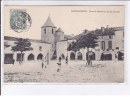 CASTILLONNES: Place Du Marché Et Ancien Clocher - Très Bon état - Sonstige & Ohne Zuordnung