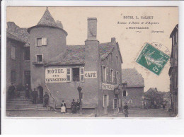 MONTBAZENS: Hôtel L. Salset, Avenue D'aubin Et D'asprière - Très Bon état - Montbazens