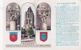 UR Nw44-(49) DEPARTEMENT MAINE ET LOIRE - ANGERS - ILLUSTRATEUR - CARTE PUB. PASTILLES VALDA  - Publicidad