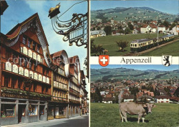 12308962 Appenzell IR Dorfmotive Panorama Appenzellerbahn Appenzell - Andere & Zonder Classificatie